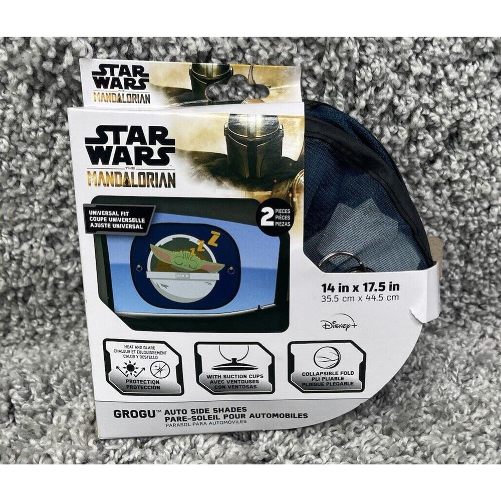 Star Wars The Mandalorian The Child Grogu Nap Time Window Sunshade 2 Piece